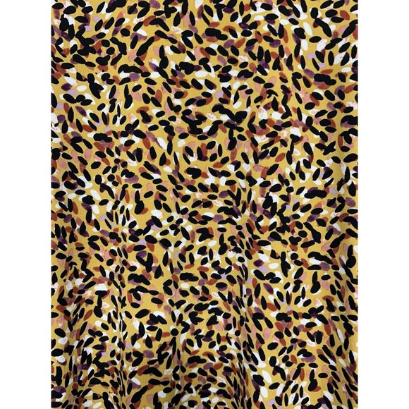 Susan Graver Womens Top Size Large Liquid Knit Office Work Career Spotted Artsy - Picture 3 of 6